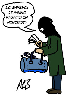 Silvia romano, riscatto, minibot, salvataggio, servizi segreti, 4 milioni, vignetta, satira