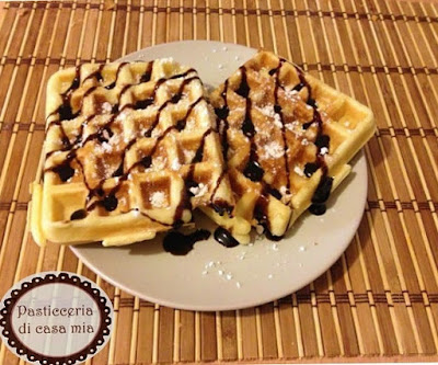 ricetta waffel pasticceria di casa mia