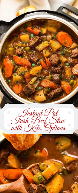 Instant Pot Irish Beef Stew – with Keto Options