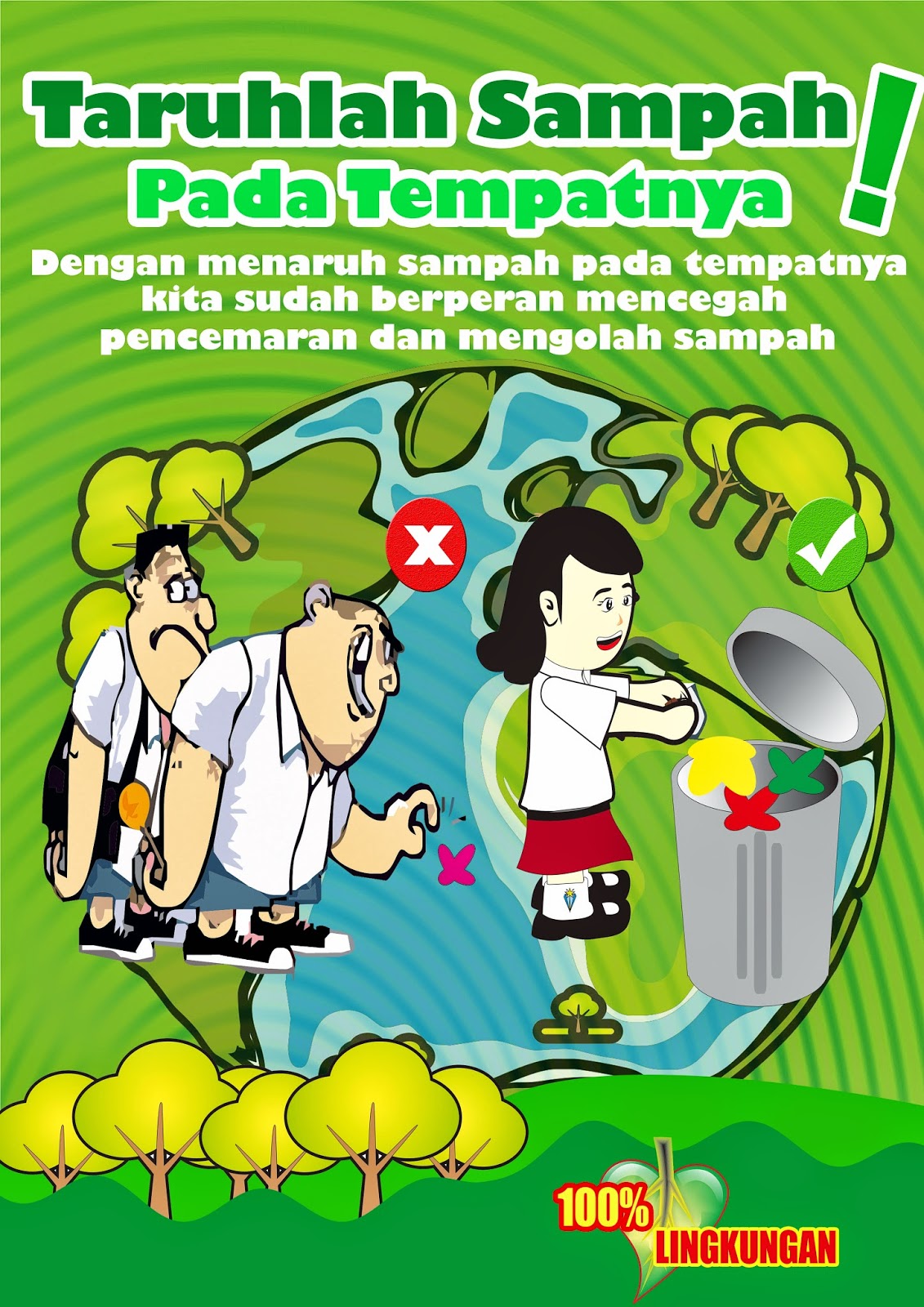  Poster Buang Sampah Pada Tempatnya Joshua Hansel Nurdi 