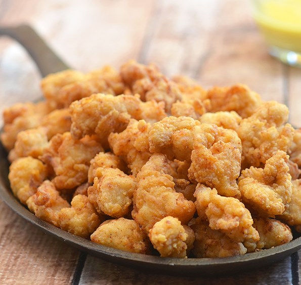 Crispy Popcorn Chicken #dinner #easydinner