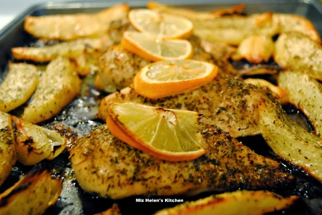 Citrus Herb Chicken With Swiss Chard at Miz Helen's Country Cottage