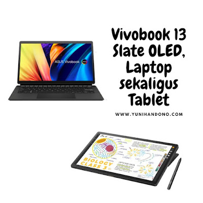 Vivobook 13 Slate OLED, laptop 2-in-1 multifungsi