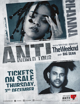 Riri Announces Anti World Tour 2016