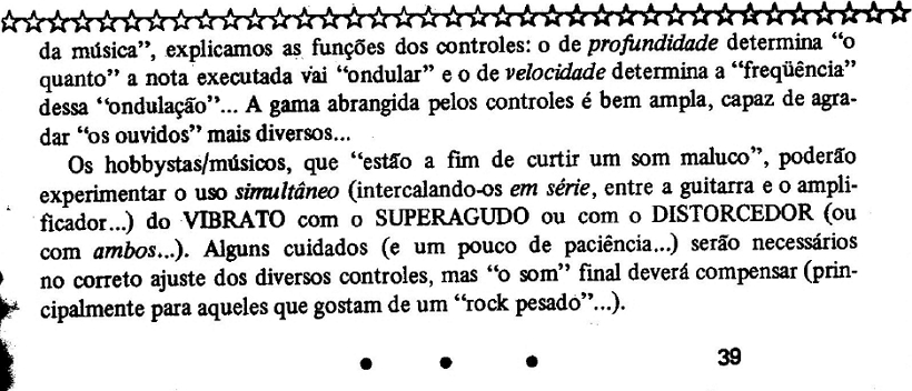 DIVIRTA-SE COM A ELETRÔNICA Vol.16 julho-Vol.17 agosto-1982 DISTORCEDOR & VIBRATO  p/ GUITARRA