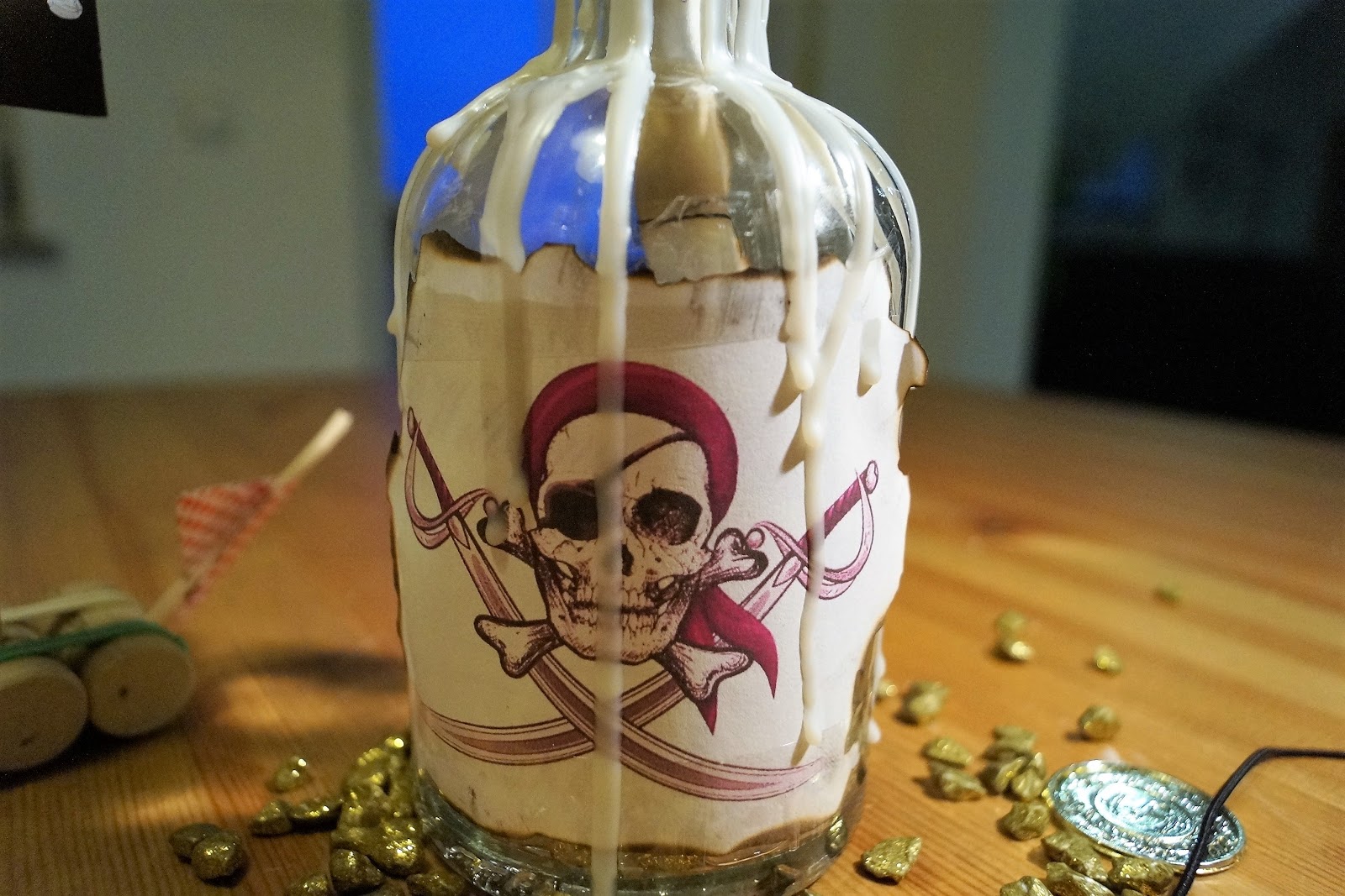 DIY: Eine Piraten-Flaschenpost Einladung selber machen - Mit ...