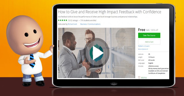 [100% Off] How to Give and Receive High Impact Feedback with Confidence| Worth 25$