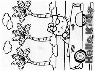 Desenhos do Hello Kitty para Colorir