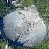 Arecibo Observatory - drone and ground view during the collapse |900 ടൺ ഭാരമുള്ള ദൂരദർശിനി തകര്‍ന്നു വീണു, സിസിടിവി ദൃശ്യങ്ങൾ കാണാം.