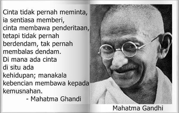 Kata Bijak Paling Indah Dari Mahatma Gandhi