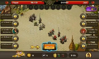 Screenshots of the Heroes and empires for Android tablet, phone.