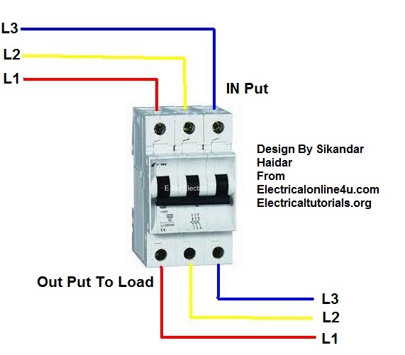 3 Phase Breaker Wiring Connection In Urdu/Hindi ...