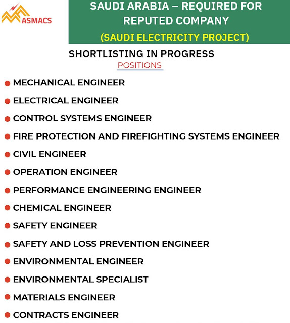 Saudi Electricity Company jobs - Large recruitment