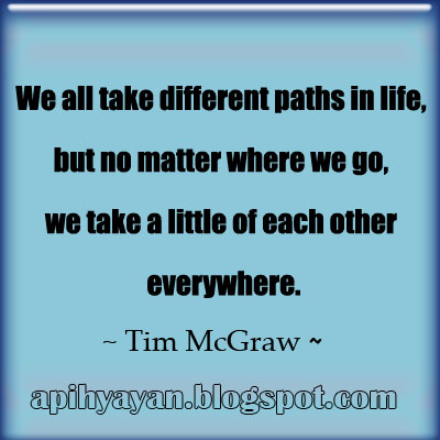 We All Take Different Paths In Life  Apihyayan Blog