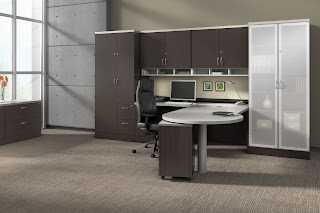 Cutting Edge Office Interior with Global Zira Furniture