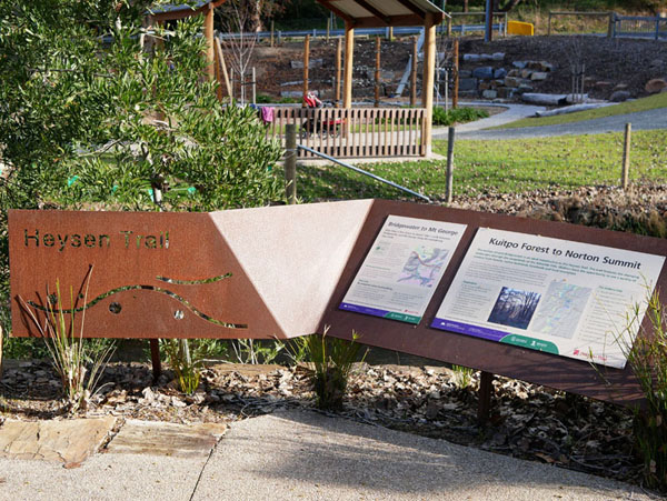 Heysen Trail from Bridgewater Mill start