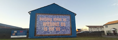 Ruta de los murales de Belfast. Barrio protestante de Shankill.