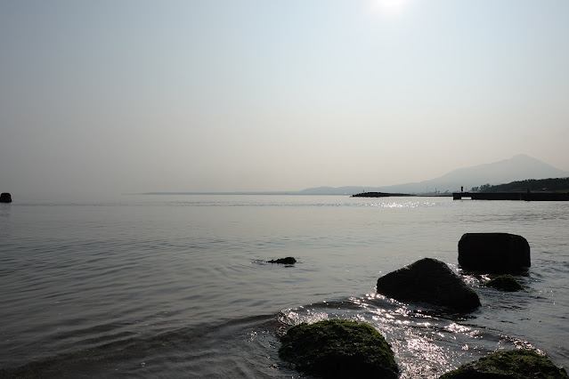 鳥取県の日吉津の海岸