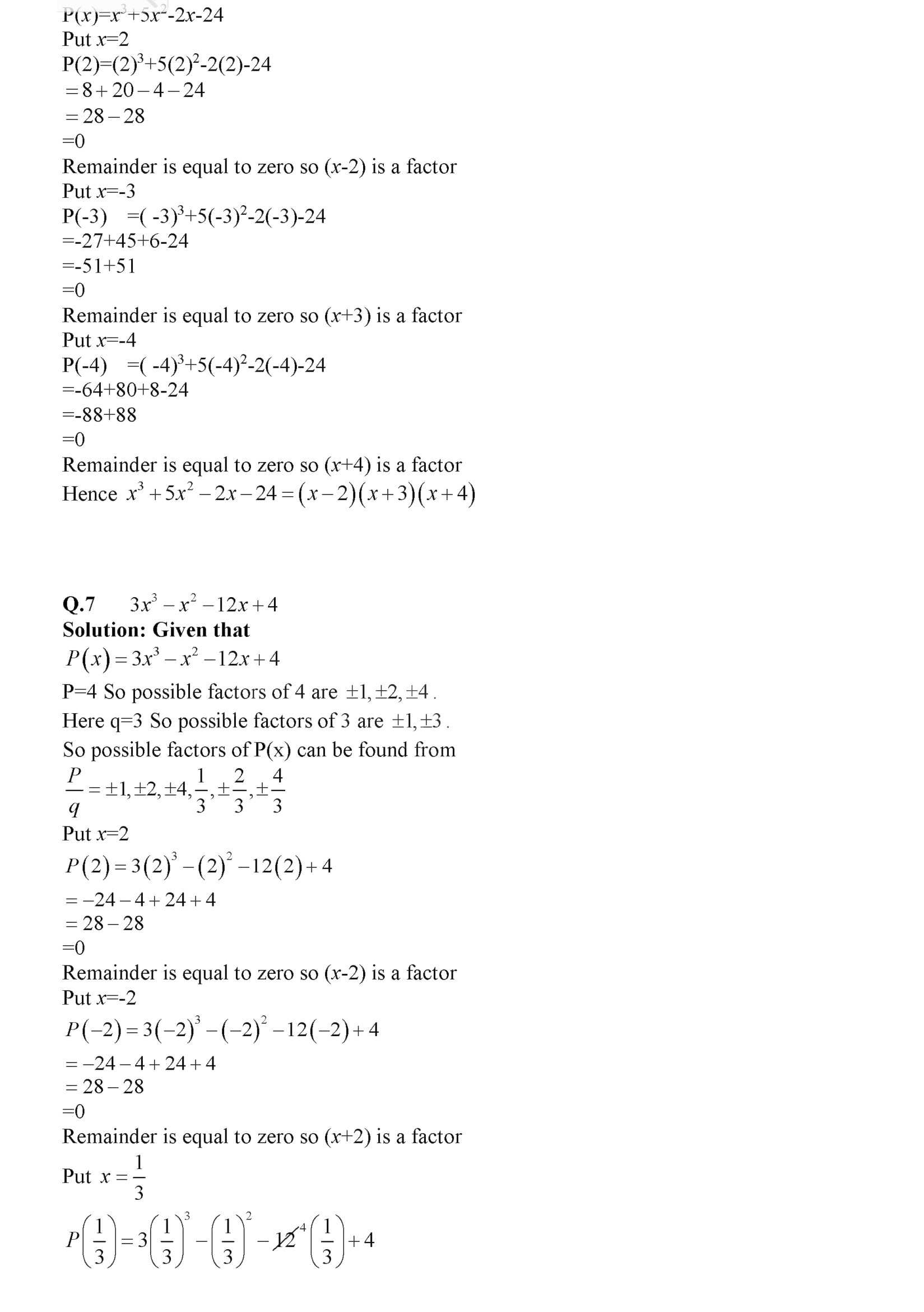 Matrices and Determinants   Exercise 1.4