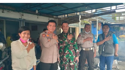 Sinergitas antara Jurnalis dan TNI, Polri, Guna Menjalin silaturahmi di idul Fitri 2022
