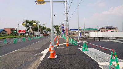 主要地方道美原太子線粟ヶ池バイパス(富田林市)