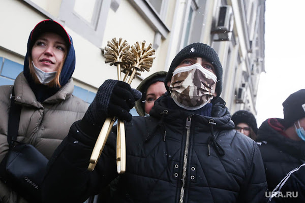 золотой ёршик в акциях протеста