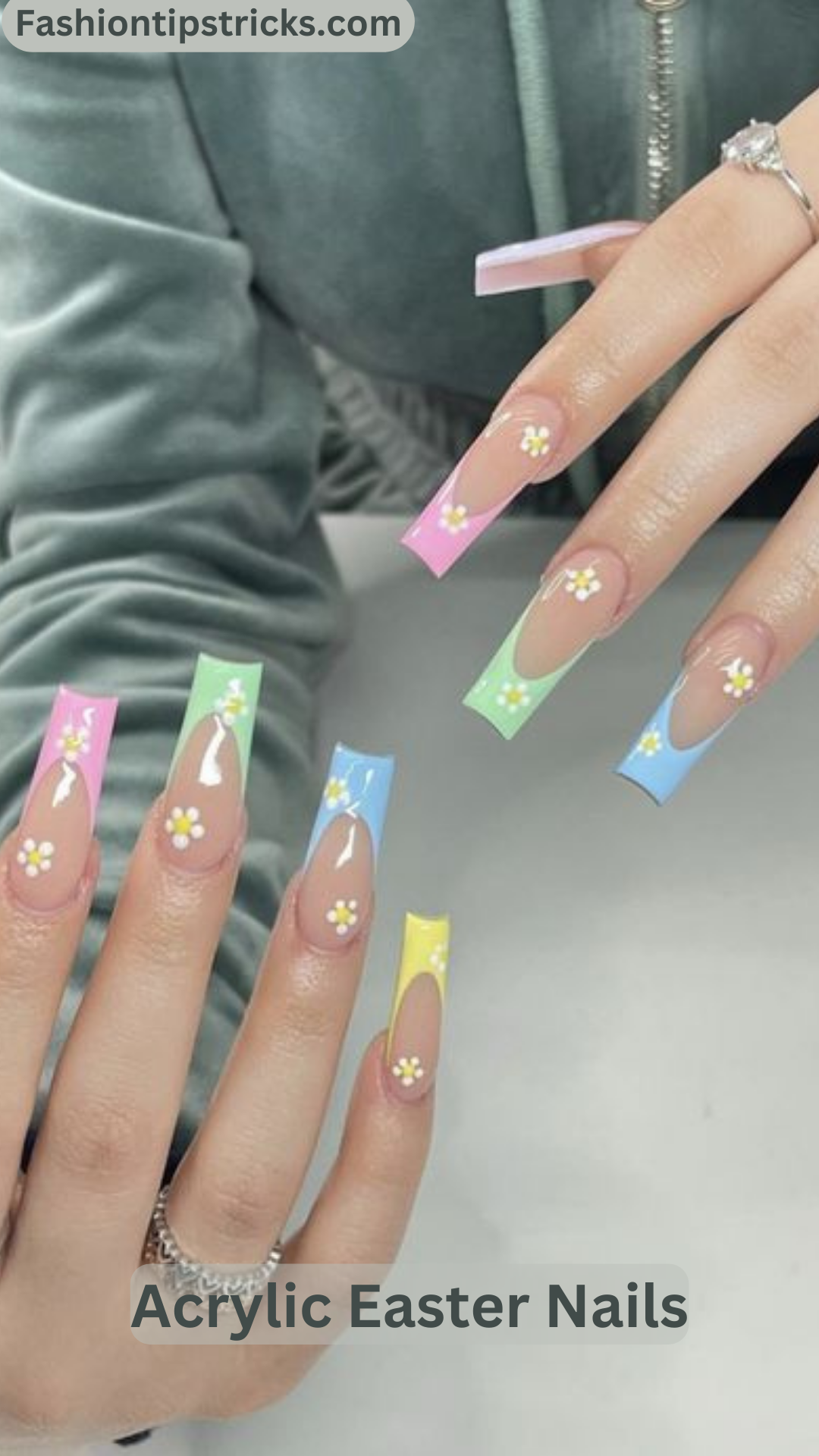 Acrylic Easter Nails