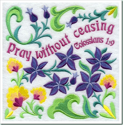 pray without ceasing