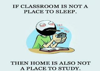 Classroom And Home Not Sleep And Study Joke In English Pic.jpg