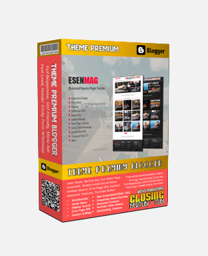 Esenmag Responsive Blogger Template
