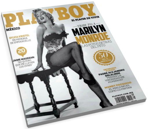 Fotos Marilyn Monroe Revista PlayBoy Mexico Diciembre 2012