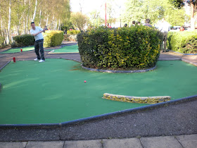 Adventure Golf course at Broomfield Park in London