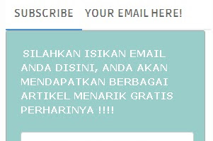 Membuat Widget Email Subscribe Dengan Style Flat