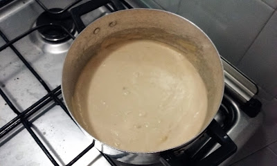 Molho branco low carb na panela