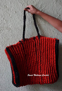 free crochet pattern, free crochet bag pattern, free crochet market bag pattern, free crochet easy bag pattern, malai dori yarn, Pradhan stores,
