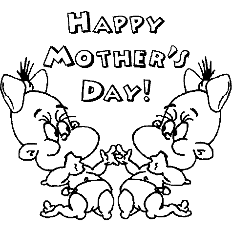 Coloring Sheets on 2012 Is To Be Celebrated On Second Sunday Of May And Is Falling On