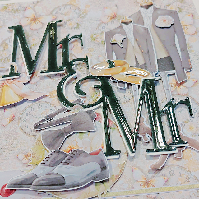 Celebrate Forever: Mr & Mr Wedding Card with Ciao Bella's Always & Forever Collection by Lou Sims