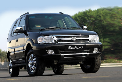 Tata Safari Black Car 