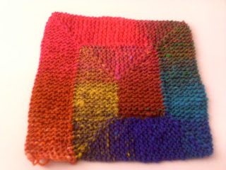 knitted square