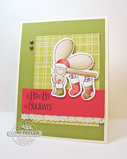 Ho Ho Holidays card-designed by Lori Tecler/Inking Aloud-stamps from The Cat's Pajamas