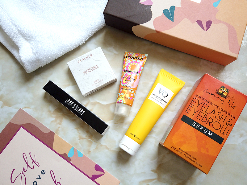 August Birchbox beauty box products