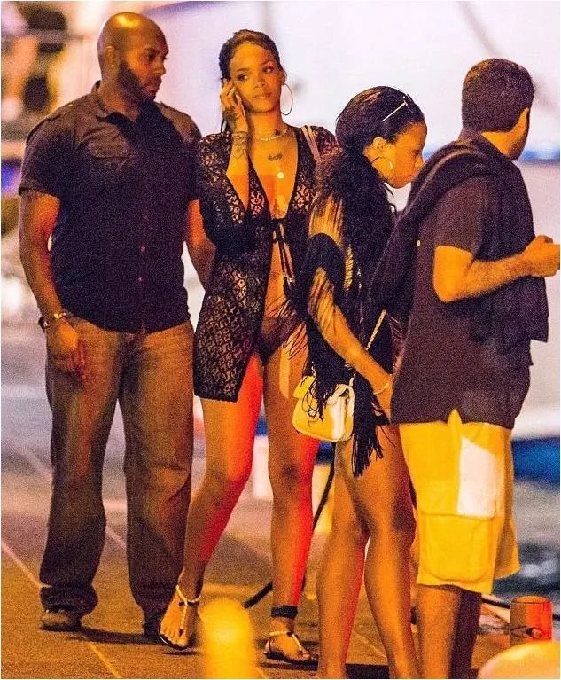 Rihanna Wearing Lace Diva