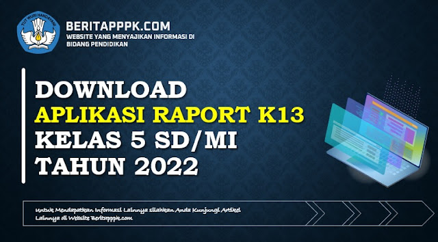 Aplikasi Raport Kelas 5 Semester 2 Revisi 2023