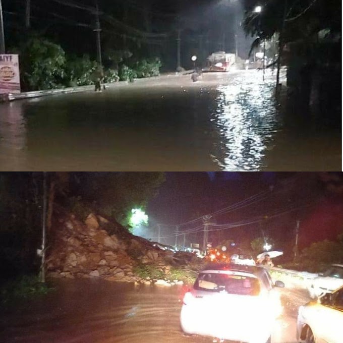 കനത്ത മഴയേയും മണ്ണിടിച്ചിലിനെയും തുടർന്ന് നിലമേൽ MC റോഡിൽ ഗതാഗതം തടസ്സപ്പെട്ടു. നിലമേൽ ശ്രീ ധർമ ക്ഷേത്രത്തിന്റെ  സമീപം മണ്ണിടിച്ചിലുണ്ടായി.