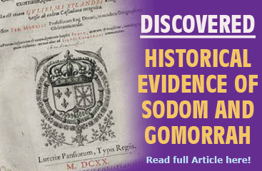 DISCOVERED - HISTORICAL EVIDENCE OF SODOM AND GOMORRAH.