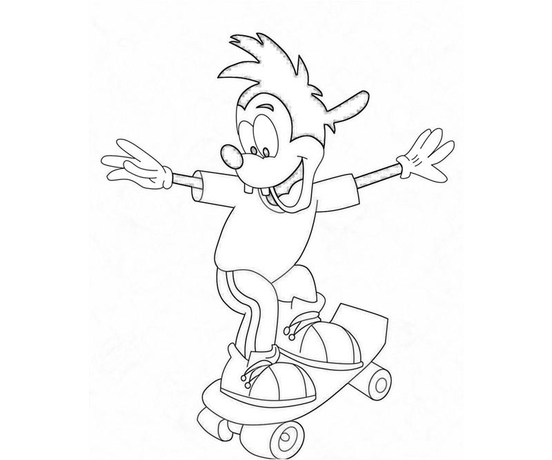 max-goof-skate-coloring-pages