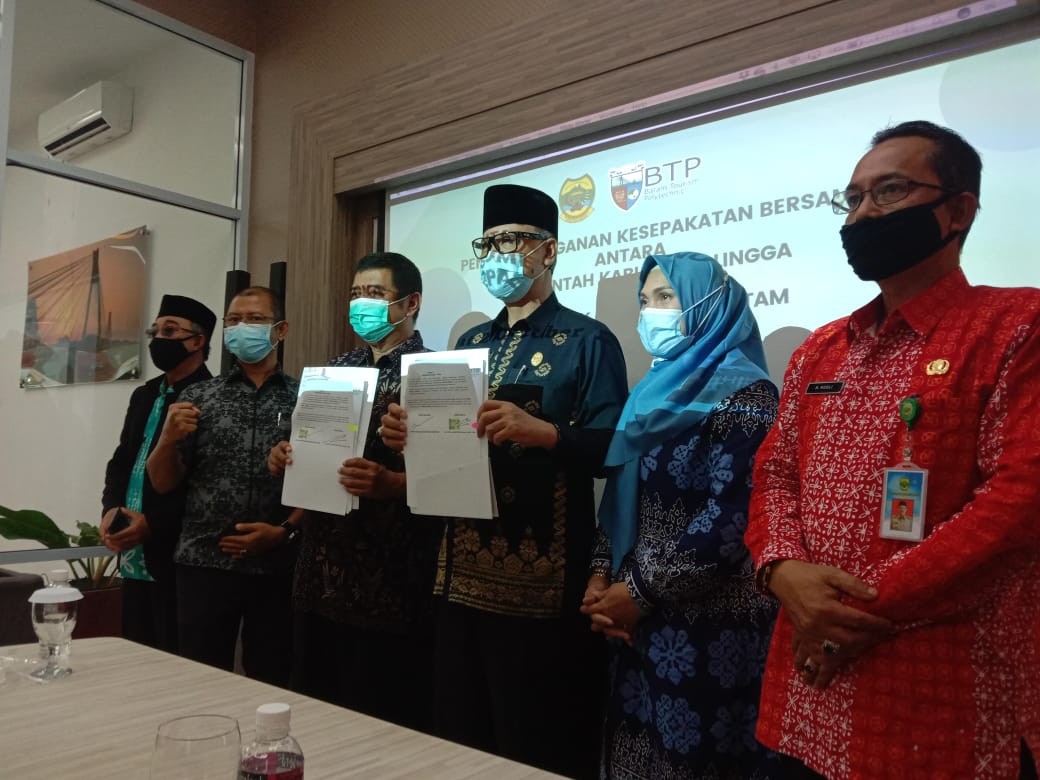 Tingkatkan SDM Pariwisata, Pemkab Lingga MoU Dengan BTP