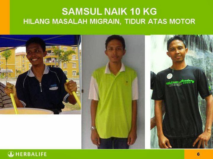 herbalife nambah berat badan