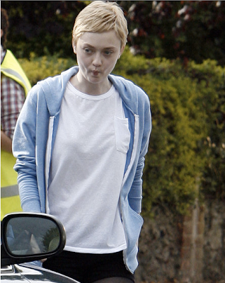 Dakota Fanning showed up on the set of Now is Good today sporting some 