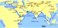 peta jalur perdagangan
